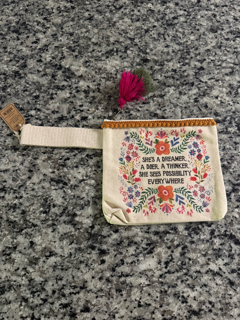 🆕 Natural Life Floral Zippered Period Pouch - Picture 5 of 9